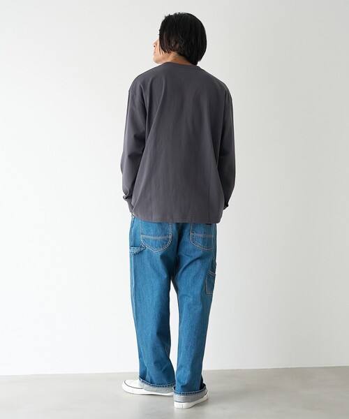 coen（コーエン）の「ogawa natsumi（オガワ ナツミ）デザインプリントロングスリーブTシャツ（Tシャツ/カットソー・メンズ・ライム/ブラック/ホワイト・S/XL/L/M）」の22枚目の写真
