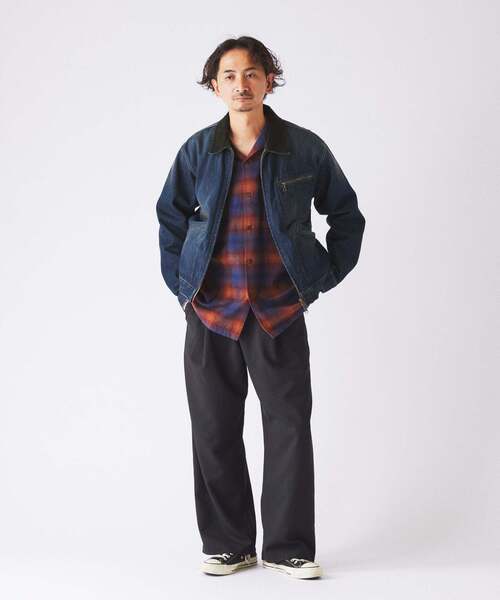 JOURNAL STANDARD relume(ジャーナルスタンダード レリューム)の「スモーキー デニム ジップ ジャケット(デニムジャケット・メンズ・クリアブルー/ブラック系その他/コバルトブルー・MEDIUM/LARGE)」の18枚目の写真