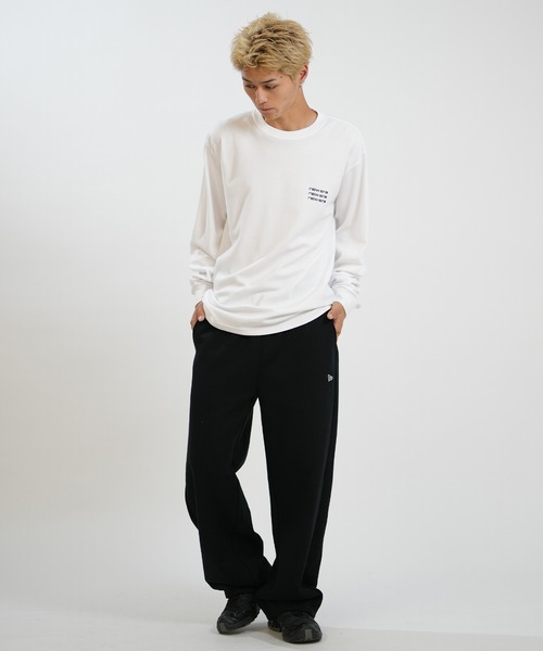 NEW ERA(ニューエラ)の「NEW ERA/ニューエラ LS PF TEE ARCLOGO ロンT 15129348/15129349/15129350(Tシャツ/カットソー・メンズ・ダークグレー/ブラック/ホワイト・M/L/XL/XXL)」の6枚目の写真
