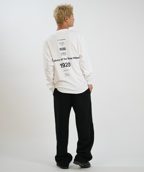 NEW ERA(ニューエラ)の「NEW ERA/ニューエラ LS PF TEE ARCLOGO ロンT 15129348/15129349/15129350(Tシャツ/カットソー・メンズ・ダークグレー/ブラック/ホワイト・M/L/XL/XXL)」の9枚目の写真
