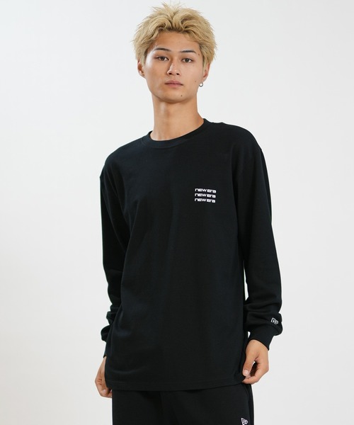 NEW ERA(ニューエラ)の「NEW ERA/ニューエラ LS PF TEE ARCLOGO ロンT 15129348/15129349/15129350(Tシャツ/カットソー・メンズ・ダークグレー/ブラック/ホワイト・M/L/XL/XXL)」の10枚目の写真