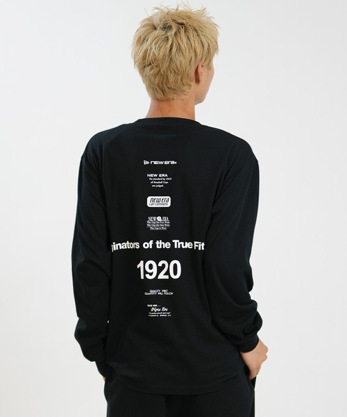 NEW ERA(ニューエラ)の「NEW ERA/ニューエラ LS PF TEE ARCLOGO ロンT 15129348/15129349/15129350(Tシャツ/カットソー・メンズ・ダークグレー/ブラック/ホワイト・M/L/XL/XXL)」の11枚目の写真