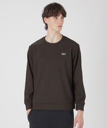 BLACK LABEL CRESTBRIDGE（ブラックレーベル・クレストブリッジ）の「【BLACK lab.】シャドーチェックハイブリッドニットソー（Tシャツ/カットソー）」