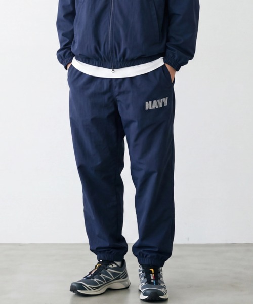 HOUSTON(ヒューストン)の「【UT213】【U.S. NAVY/ユーエス ネイビー】米海軍 NYLON TRAINING PANTS NAVY-009(その他パンツ・レディース・ブラック/ネイビー・MEDIUM/LARGE)」の2枚目の写真