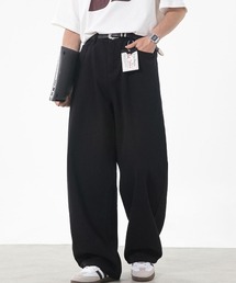 DSステッチデザインワイドパンツ