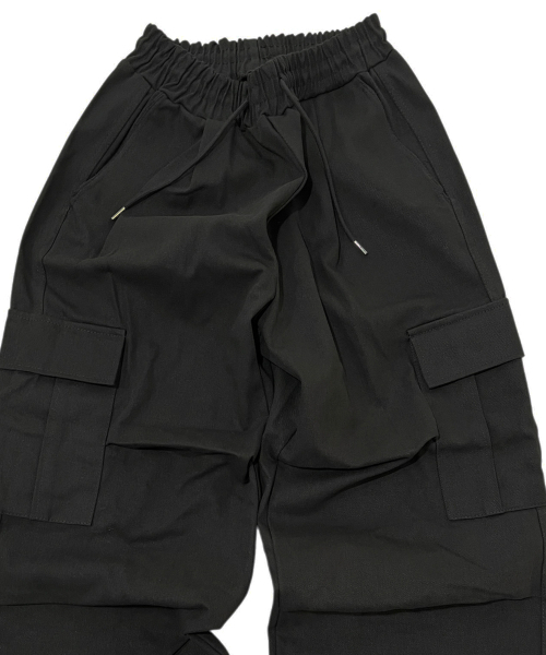 SK8ER ROCK(スケーターロック)の「コットンニータックカーゴワイドパンツ(ブラック)(その他パンツ・レディース・その他・ONE SIZE)」の4枚目の写真