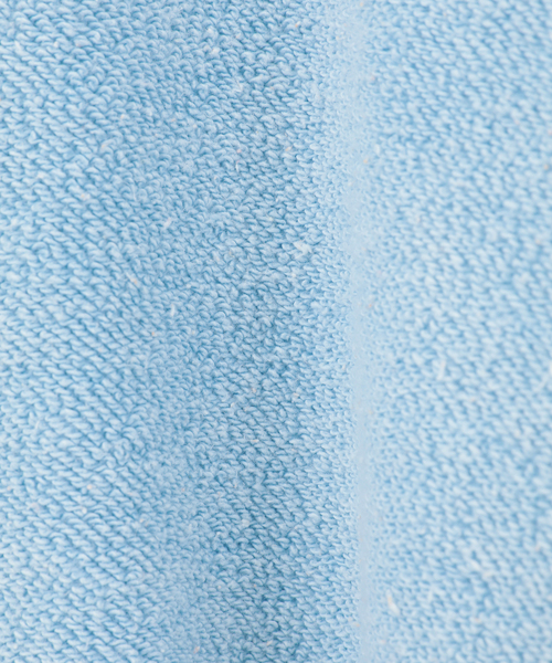 SOFFITTO(ソフィット)の「【NOMARHYTHM TEXTILE/ノーマリズムテキスタイル】HandDyed Reverse Twist Sweat(スウェット・レディース・サックスブルー・FREE)」の8枚目の写真