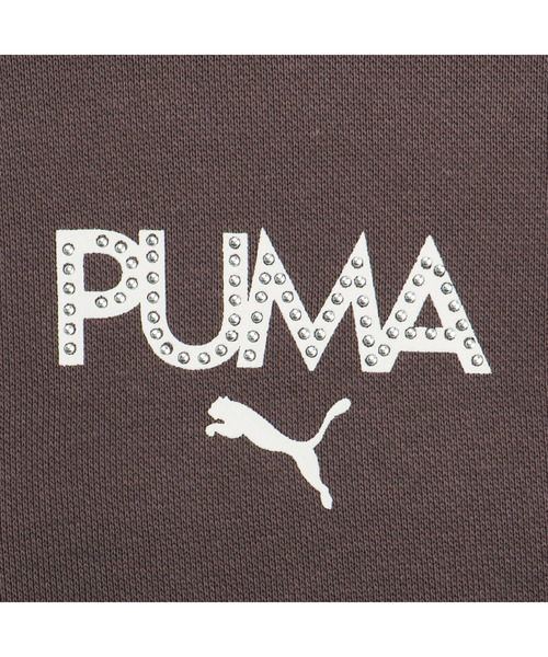 PUMA(プーマ)の「PUMA プーマ ウィメンズ ラインストーン ハーフジップ スウェット(スウェット・レディース・ラベンダー/ブラック/チョコ/アイボリー・MEDIUM/LARGE/X-SMALL/SMALL)」の21枚目の写真