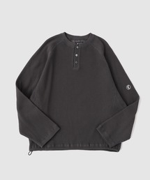 FAF（フェイク アス フラワーズ）の「FAF (FAKE AS FLOWERS) / フェイク アズ フラワーズ LAZY THERMAL HENLEY NECK（Tシャツ/カットソー）」