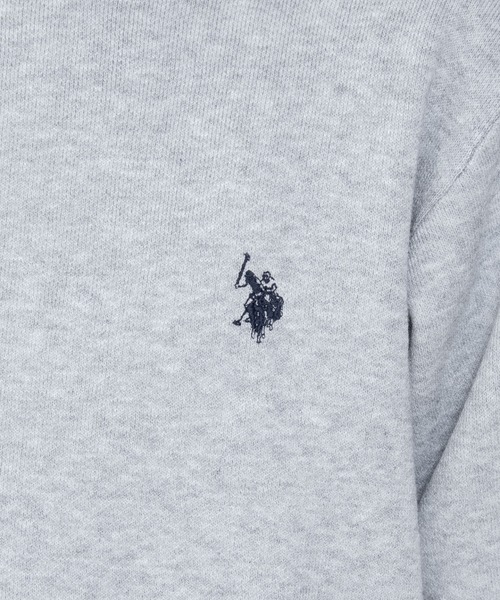 U.S. POLO ASSN.(ユーエスポロアッスン)の「∴WEGO/【26年秋冬新作】U.S.POLO ASSN.クルーネックPO(ニット/セーター・メンズ・杢グレー/アイボリー/ブラウン/ネイビー/ブラック・MEDIUM/LARGE/X-LARGE)」の12枚目の写真