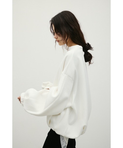 STYLEMIXER(スタイルミキサー)の「フロントジップダンボールスウェット(スウェット・レディース・ホワイト/グレー/ネイビー・FREE)」の20枚目の写真
