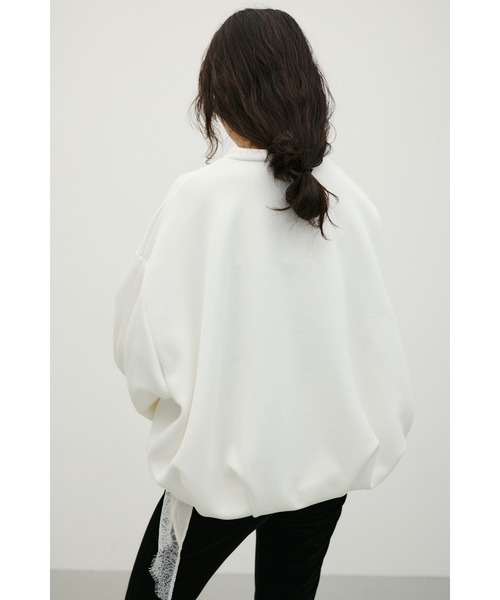 STYLEMIXER(スタイルミキサー)の「フロントジップダンボールスウェット(スウェット・レディース・ホワイト/グレー/ネイビー・FREE)」の21枚目の写真