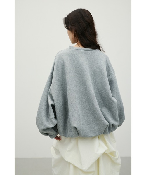 STYLEMIXER(スタイルミキサー)の「フロントジップダンボールスウェット(スウェット・レディース・ホワイト/グレー/ネイビー・FREE)」の13枚目の写真