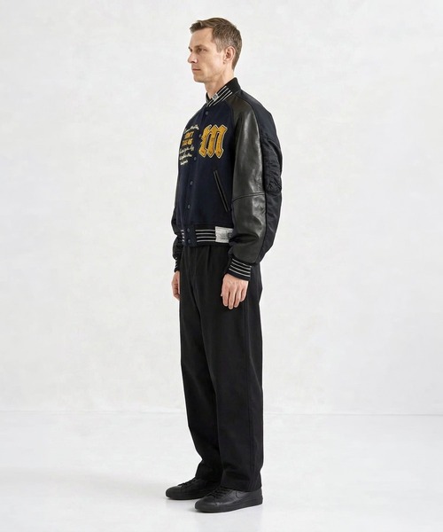 MIHARAYASUHIRO(ミハラヤスヒロ)の「【MIHARAYASUHIRO/ミハラヤスヒロ】COMBINED STADIUM×BOMBER BL(ブルゾン・メンズ・ブラック・44)」の3枚目の写真