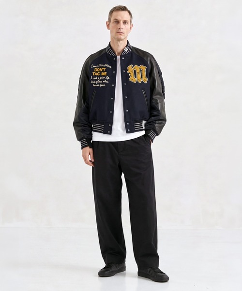 MIHARAYASUHIRO(ミハラヤスヒロ)の「【MIHARAYASUHIRO/ミハラヤスヒロ】COMBINED STADIUM×BOMBER BL(ブルゾン・メンズ・ブラック・44)」の2枚目の写真