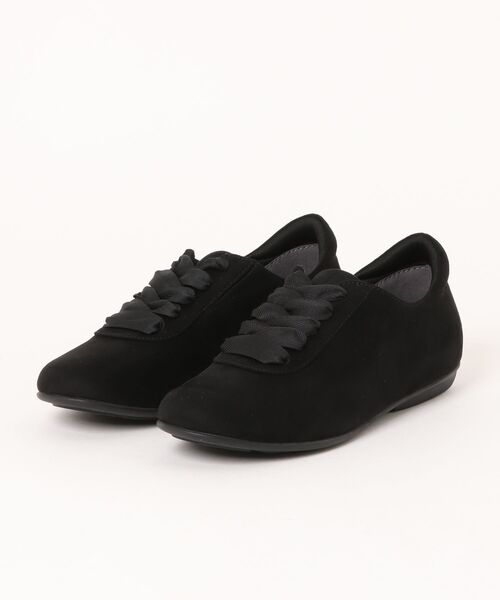 UnReef（アンリーフ）の「レースアップスニーカー（スニーカー・レディース・ブラック/サンドベージュ・24.5cm/24.0cm/23.5cm/23.0cm/22.5cm）」の2枚目の写真
