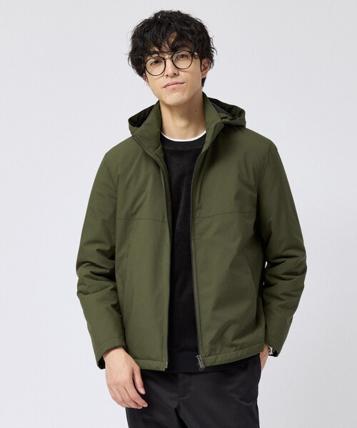 TAKEO KIKUCHI(タケオキクチ)の「マイクロリップボンディング ショートブルゾン(ブルゾン・メンズ・ブラック/カーキ・02/03/04)」の2枚目の写真