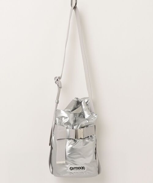 OUTDOOR PRODUCTS(アウトドアプロダクツ)の「【OUTDOOR PRODUCTS / アウトドアプロダクツ】2way Belt Tote Bag / ナイロン ベルト ミニトートバッグ(トートバッグ・レディース・ブラック/シルバー/アイボリー・FREE)」の3枚目の写真