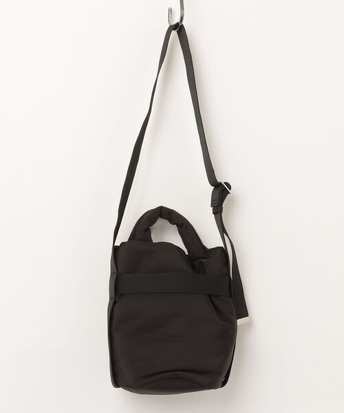 OUTDOOR PRODUCTS(アウトドアプロダクツ)の「【OUTDOOR PRODUCTS / アウトドアプロダクツ】2way Belt Tote Bag / ナイロン ベルト ミニトートバッグ(トートバッグ・レディース・ブラック/シルバー/アイボリー・FREE)」の4枚目の写真