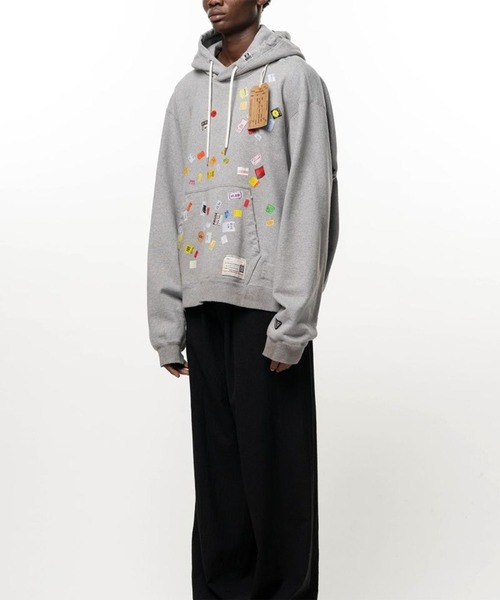 MIHARAYASUHIRO(ミハラヤスヒロ)の「【Maison MIHARAYASUHIRO / メゾンミハラヤスヒロ】PRICE STICKER SWEAT HOODIE(パーカー・メンズ・グレー・46)」の5枚目の写真