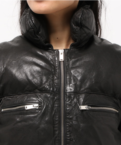 ISABEL MARANT ÉTOILEレザーダウンジャケット