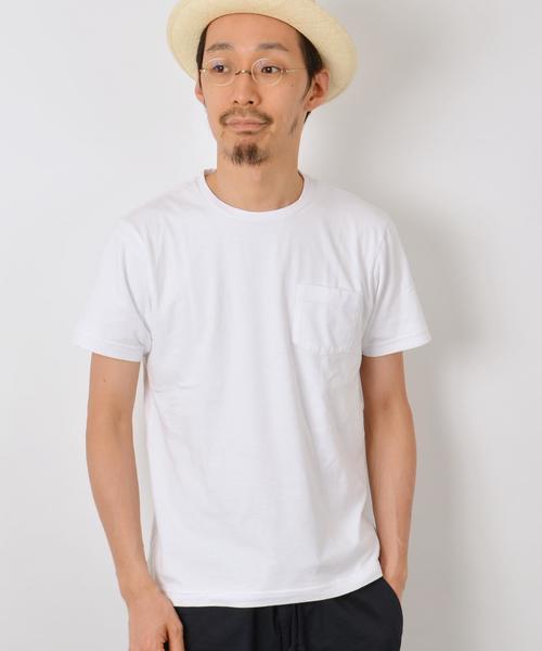 SHIPS Days（シップスデイズ）の「SHIPS Days STANDARD: ソフトコットン クルーネック Tシャツ■（Tシャツ/カットソー・メンズ・ネイビー/ホワイト/ライトグレー/ブラック・MEDIUM/LARGE/SMALL）」の2枚目の写真
