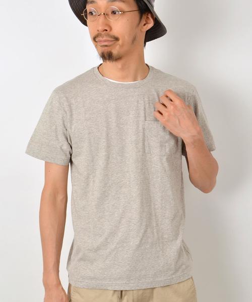 SHIPS Days（シップスデイズ）の「SHIPS Days STANDARD: ソフトコットン クルーネック Tシャツ■（Tシャツ/カットソー・メンズ・ネイビー/ホワイト/ライトグレー/ブラック・MEDIUM/LARGE/SMALL）」の3枚目の写真