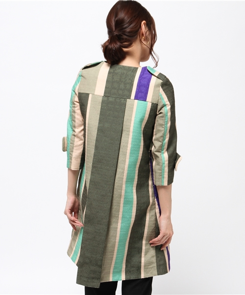 FIGARO Paris(フィガロパリ)の「SHIRTA PORTE ストライプ コート◆(その他アウター・レディース・その他8・38)」の4枚目の写真