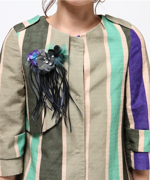 FIGARO Paris(フィガロパリ)の「SHIRTA PORTE ストライプ コート◆(その他アウター・レディース・その他8・38)」の5枚目の写真