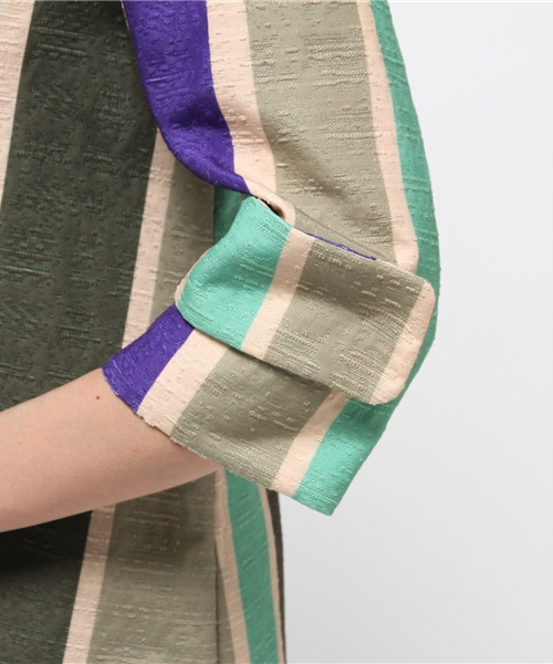 FIGARO Paris(フィガロパリ)の「SHIRTA PORTE ストライプ コート◆(その他アウター・レディース・その他8・38)」の6枚目の写真