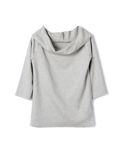 ESTNATION（エストネーション）の「ESTNATION オフショルダーカットソー（Tシャツ/カットソー・レディース・オフホワイト/グレー/ブラック/ネイビー・38）」の3枚目の写真