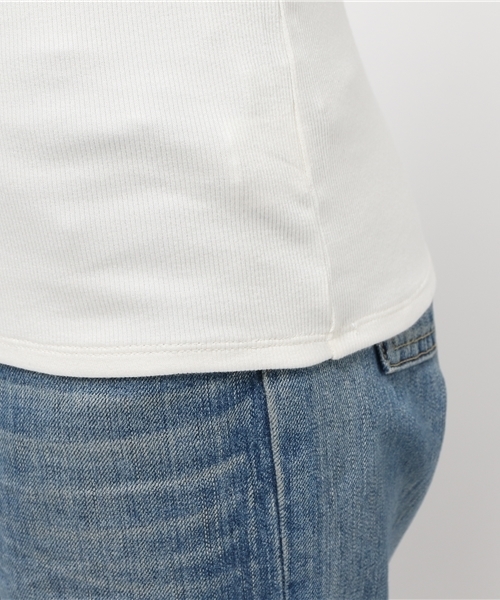 ESTNATION（エストネーション）の「ESTNATION オフショルダーカットソー（Tシャツ/カットソー・レディース・オフホワイト/グレー/ブラック/ネイビー・38）」の9枚目の写真