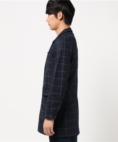 THE CASUAL（カジュアル）の「ウールチェスターコート（チェスターコート・メンズ・ワイン/ブラック/オリーブ/キャメル/チャコール/ネイビー/ブルー系その他/チェック/グレー/ベージュ・L/XL/S/M）」の12枚目の写真