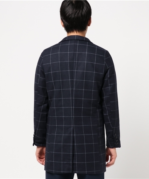 THE CASUAL（カジュアル）の「ウールチェスターコート（チェスターコート・メンズ・ワイン/ブラック/オリーブ/キャメル/チャコール/ネイビー/ブルー系その他/チェック/グレー/ベージュ・L/XL/S/M）」の13枚目の写真