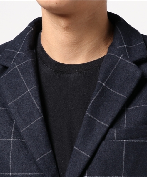 THE CASUAL（カジュアル）の「ウールチェスターコート（チェスターコート・メンズ・ワイン/ブラック/オリーブ/キャメル/チャコール/ネイビー/ブルー系その他/チェック/グレー/ベージュ・L/XL/S/M）」の15枚目の写真