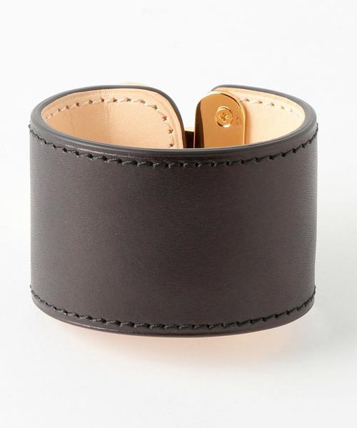 UNITED ARROWS（ユナイテッドアローズ）の「UBMF ロック ブレスレット◆（ブレスレット・レディース・ブラック/ベージュ・FREE）」の4枚目の写真