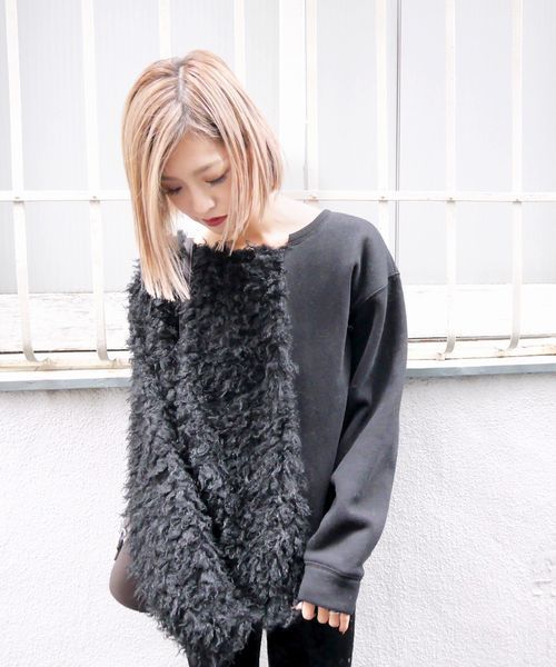 Emoda エモダ の Step Combiボリュームトップ スウェット Wear