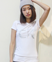Calvin Klein Jeans | ブロークンファッションロゴTシャツ(Tシャツ/カットソー)