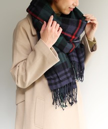 sankyo shokai | チェック柄 大判 ストール(ストール/ショール)