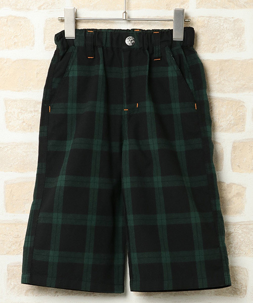 ikka（イッカ）の「【キッズ】チェックハーフパンツ（110～160cm）（その他パンツ・キッズ・ネイビー/ダークグリーン/グレー・150cm/160cm/120cm/130cm/110cm/140cm）」の3枚目の写真
