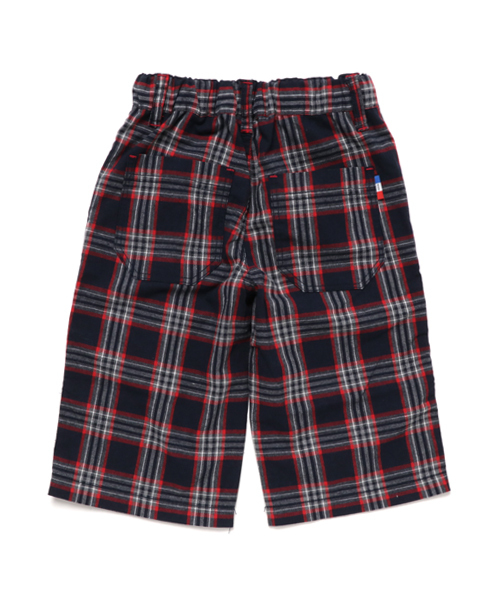ikka（イッカ）の「【キッズ】チェックハーフパンツ（110～160cm）（その他パンツ・キッズ・ネイビー/ダークグリーン/グレー・150cm/160cm/120cm/130cm/110cm/140cm）」の4枚目の写真