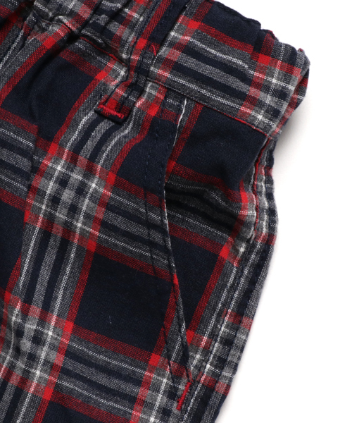 ikka（イッカ）の「【キッズ】チェックハーフパンツ（110～160cm）（その他パンツ・キッズ・ネイビー/ダークグリーン/グレー・150cm/160cm/120cm/130cm/110cm/140cm）」の6枚目の写真