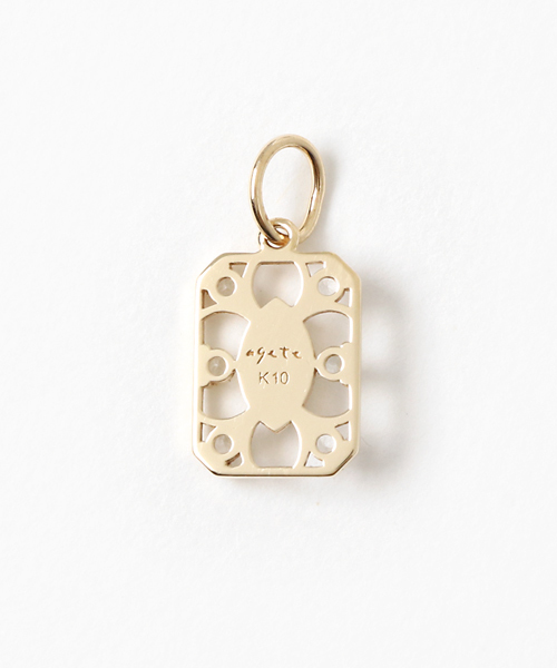 agete アガット K10 伝書鳩 チャーム ペンダントトップ agete（アガット） チャーム K10チャーム（10153117085） レディース