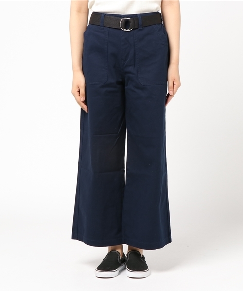 earth music&ecology（アースミュージックアンドエコロジー）の「テープベルト付ベーカーパンツ（その他パンツ・レディース・カーキ/ネイビー・M/L）」の3枚目の写真