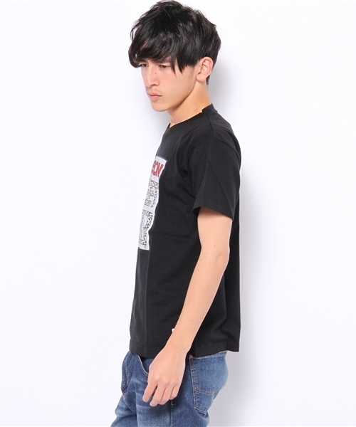 VISION STREET WEAR（ヴィジョンストリートウェア）の「∴VISION LEOPARD LOGO TEE（Tシャツ/カットソー・メンズ・ホワイト/ブラック/ライトイエロー・MEDIUM/LARGE）」の4枚目の写真