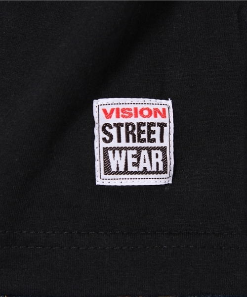 VISION STREET WEAR（ヴィジョンストリートウェア）の「∴VISION LEOPARD LOGO TEE（Tシャツ/カットソー・メンズ・ホワイト/ブラック/ライトイエロー・MEDIUM/LARGE）」の10枚目の写真