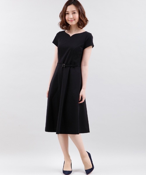 Clear Impression クリアインプレッション の ハートネックワンピース スーツ オケージョン マザーニーズ ワンピース Wear