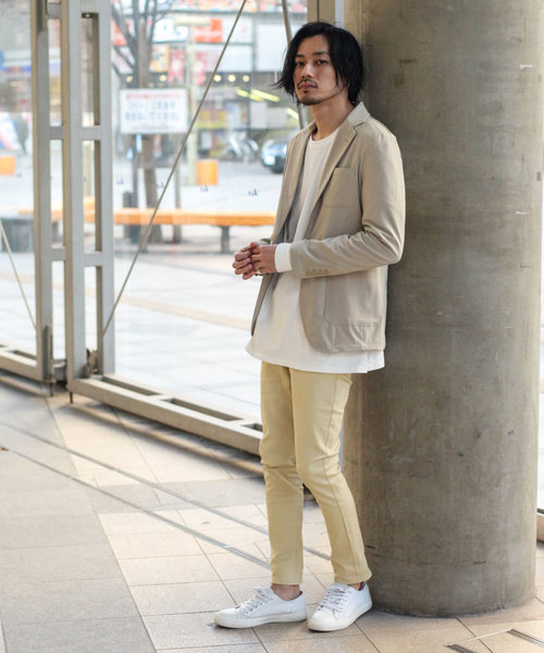 AZbyjunhashimoto_（エーゼイバイジュンハシモト）の「【AZ by junhashimoto】スキニーフィットパンツ（その他パンツ・メンズ・ネイビー/ホワイト/ライトグレー/ブラック/ベージュ・LARGE/MEDIUM/SMALL/X-LARGE）」の7枚目の写真