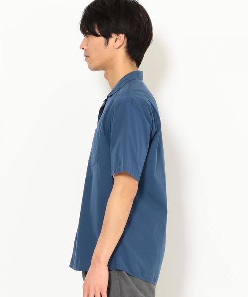green label relaxing（グリーンレーベルリラクシング）の「CM コットンシルクポプリン オープンカラー 半袖シャツ ◆（シャツ/ブラウス・メンズ・イエロー/ネイビー/ピンク/ライトブルー・L/M/S）」の7枚目の写真