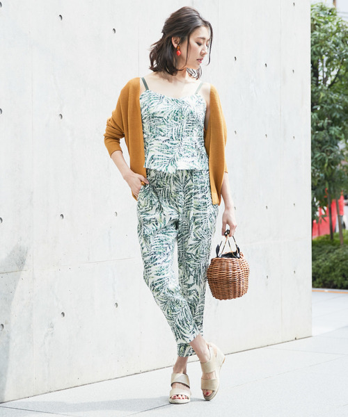 RIVE DROITE（リヴドロワ）の「【パームリーフ】タックパンツ（その他パンツ・レディース・カーキ/グリーン・FREE）」の12枚目の写真